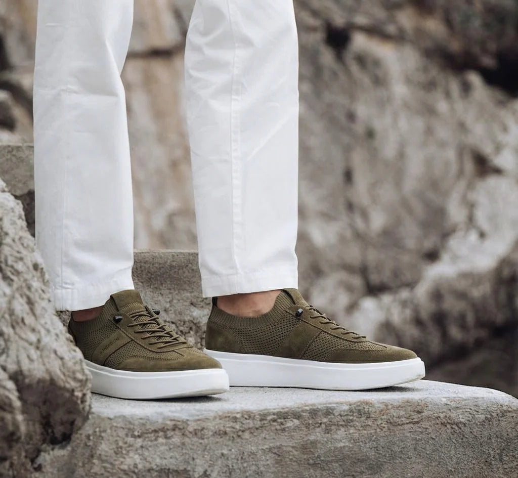 AIR-STEP KNIT SNEAKER EDITION W888-H799 Khaki - 4