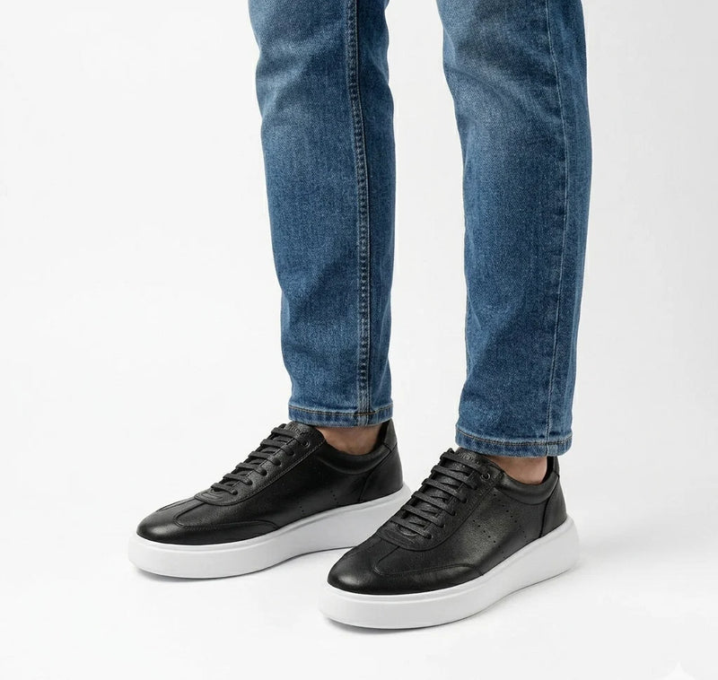 Ultra-Light Chunky Sneakers Robinson Z8832-1 Black - 4