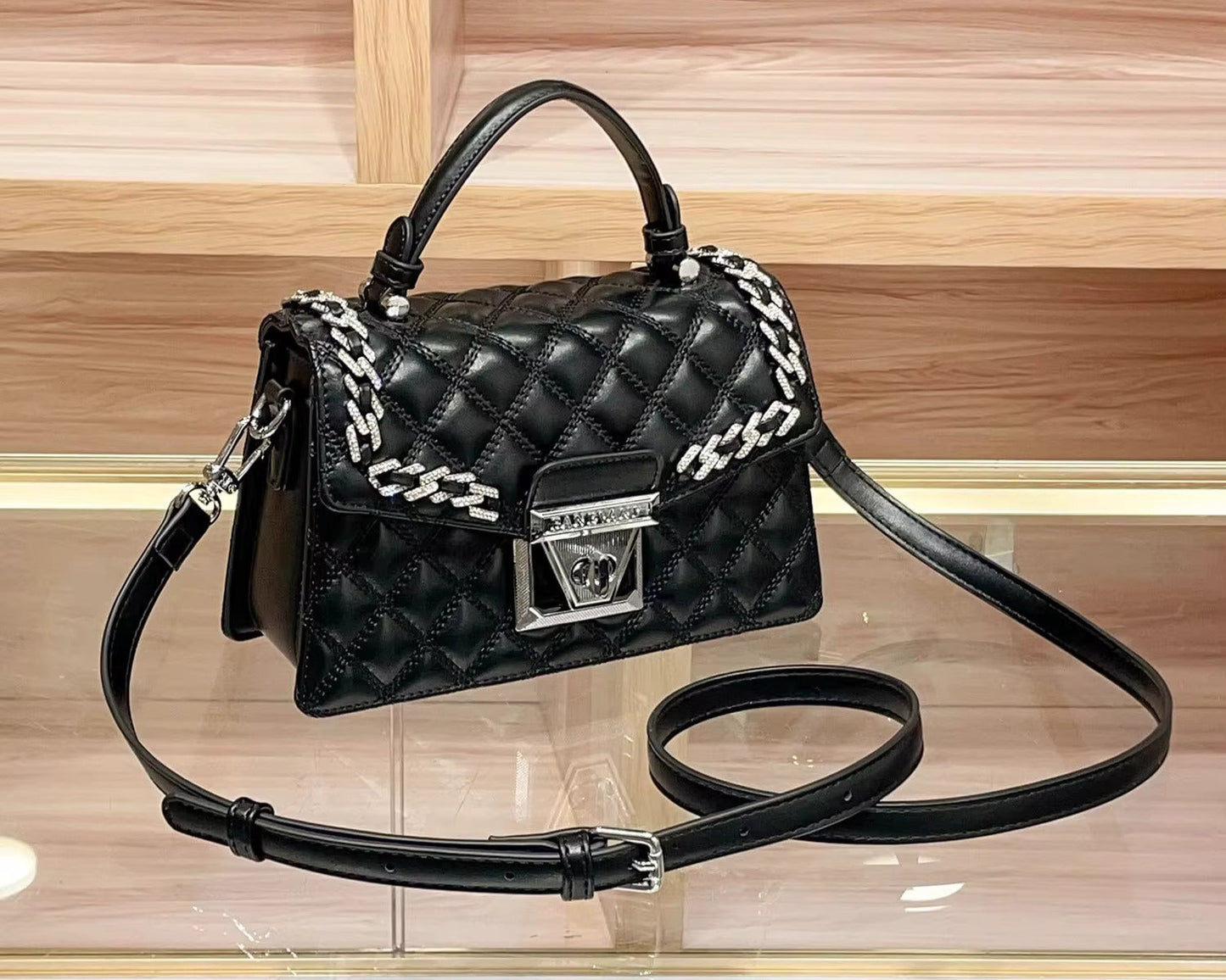 Banevanf Bag Woman High Quality Design 8767-1 Black