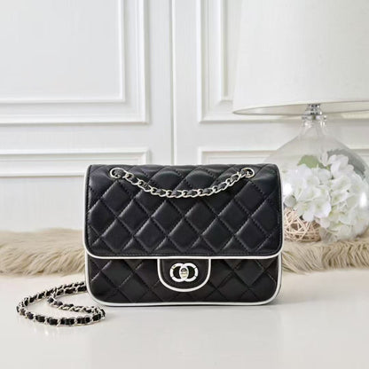 Luxury Women's Leather Crossbody Bag High Quality Design 5333 Black