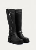 High Quality Design Tan Classic Boots with Detail 12500H025 Black - 4