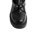 Orion Women's High Quality Half Boot with Zipper 125000H05 Black - 10