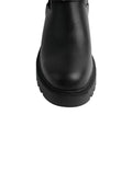 Orion Ringed Heeled Half Boots High Quality with Buckle Detail Woman 125000H01 Black - 7