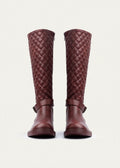 High Quality Design Tan Classic Boots with Buckle Detail 131026707 Burgundy - 5