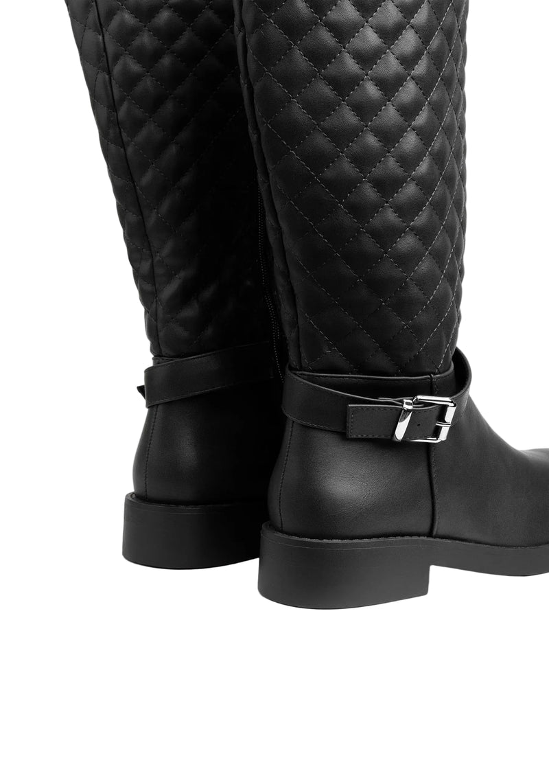 High Quality Design Tan Classic Boots with Buckle Detail 131026707 Black - 6