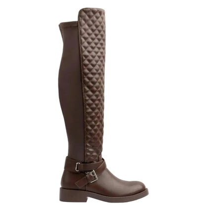 High Quality Design Tan Classic Boots with Buckle Detail 131026704 Brown