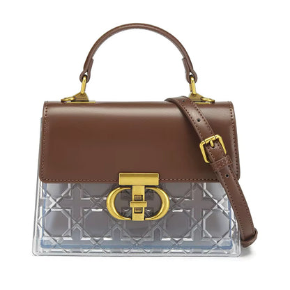 New Stylish Luxury Shoulder Bag From A Luxury Brand Designed For Woman 2310194-1 Coffee