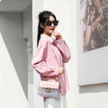 New Stylish Luxury Shoulder Bag From A Luxury Brand Designed For Woman 2310194-1 Pink - 4