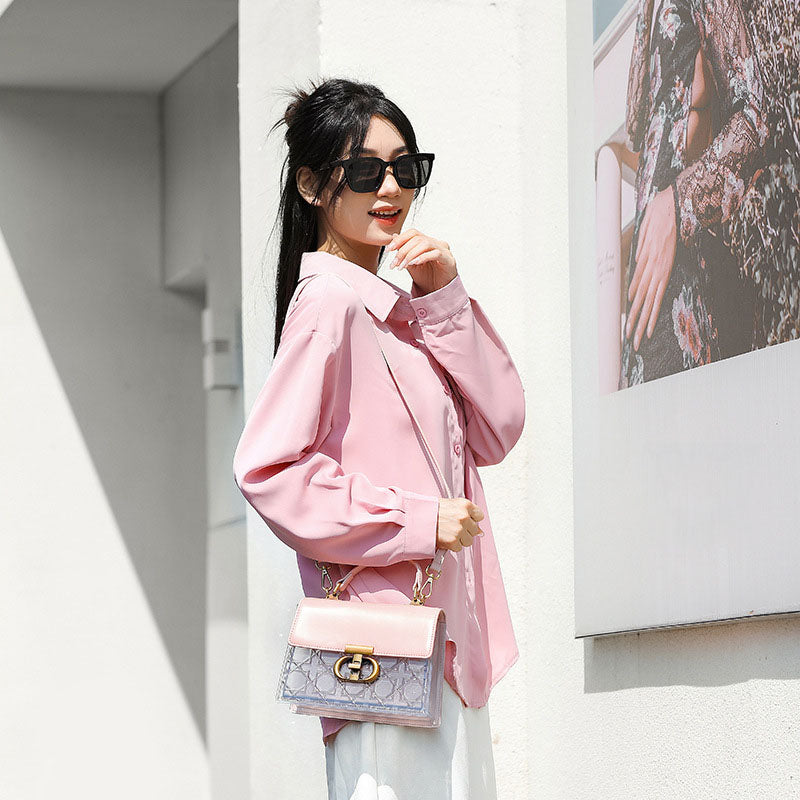 New Stylish Luxury Shoulder Bag From A Luxury Brand Designed For Woman 2310194-1 Pink - 4