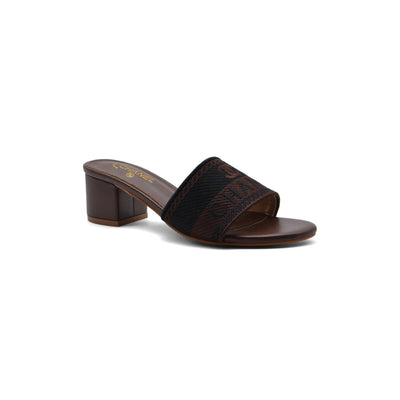 Chanel SS 2001 Embroidered Logo Mule VSP Woman 2127-1 Brown