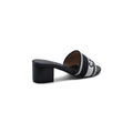 Chanel SS 2001 Embroidered Logo Mule VSP Woman 2127-1 Black - 2