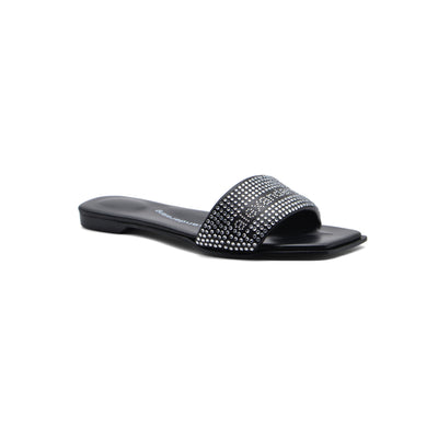 Alexander Wang Vy Crystal Embellished Slide Sandal Women 2025-6 Black
