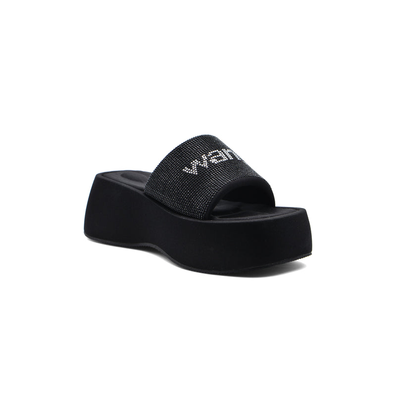 Alexander Wang Slippers High Sole Comfortable Open Back Woman 2907-3 Black - 1