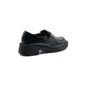 Prada Brushed Spazzolato Leather Loafers Woman 868 Black - 2