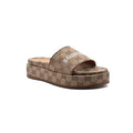 Gucci x Balenciaga Platform slide sandals for Women 2020-3 Beige - 1