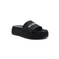 Gucci x Balenciaga Platform slide sandals for Women 2020-3 Black - 1