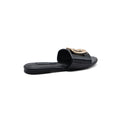 Dolce&Gabbana Loved DG logo flat sandals for Woman 1892 Black - 3