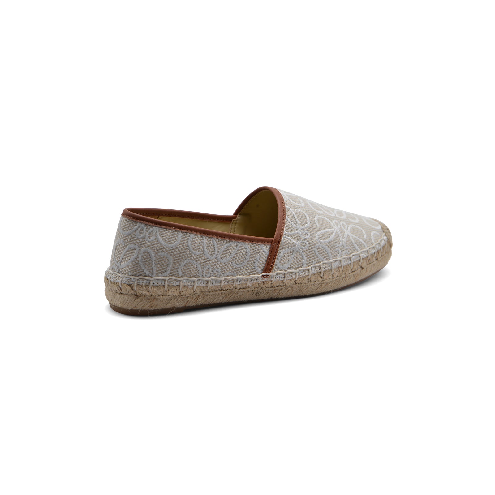 Loewe Owen Logo Jacquard Espadrille Woman 29762 Beige - 2