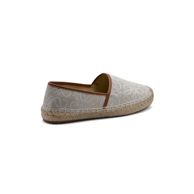 Loewe Owen Logo Jacquard Espadrille Woman 29762 Beige - 2
