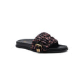 FENDI Toggle-Fastening FF-Logo Slides Slipper Woman 12395-12 Brown - 1
