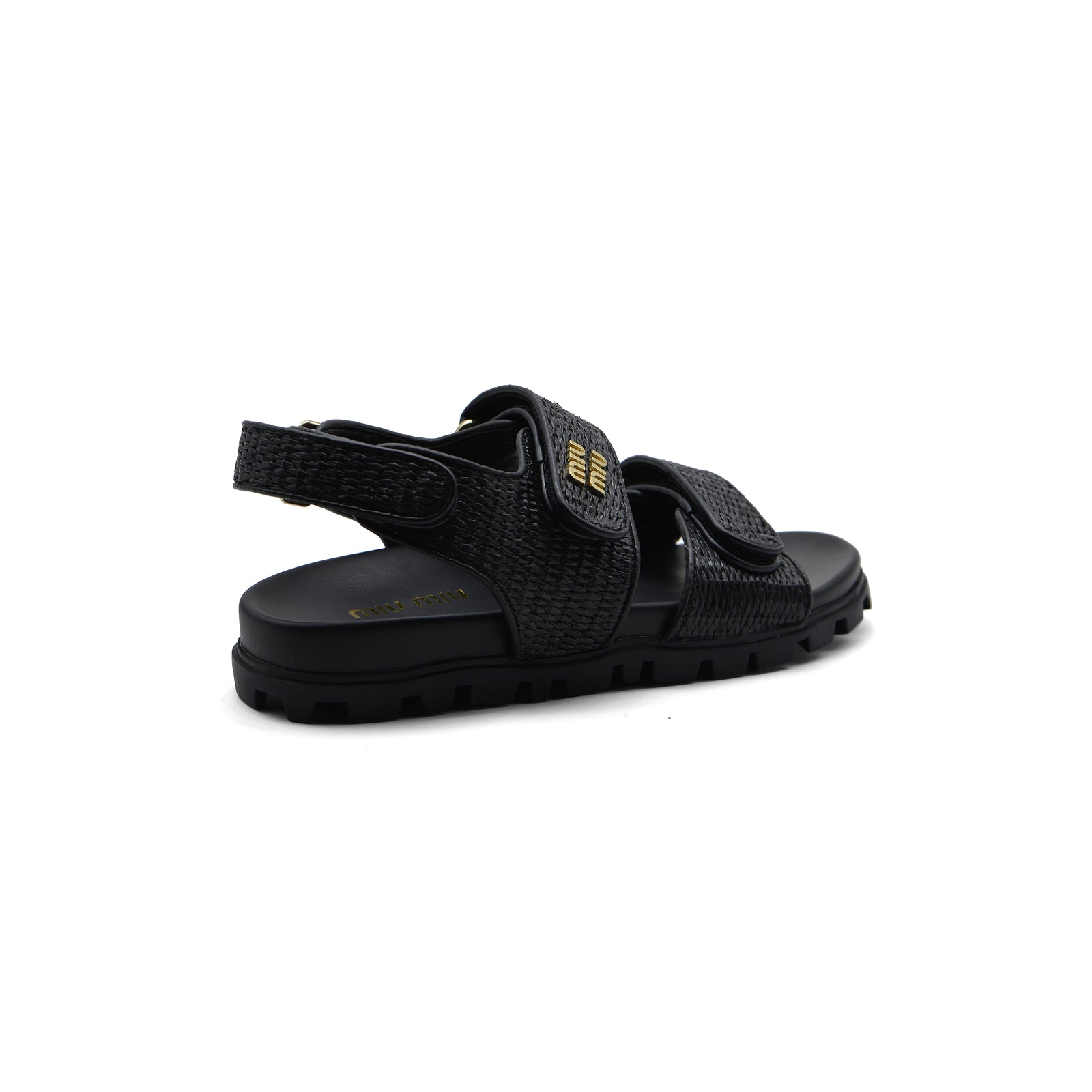 Miu Miu Canvas slide sandals for Women 3133-3 Black - 2