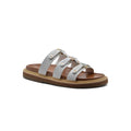 Celine Tippi Leather Leather Sandal Woman H001 White - 1
