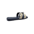 Hermes Calfskin Matte Alligator Giulia Sandals Woman H9-6 Navy - 2