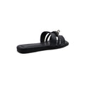 Hermes Calfskin Matte Alligator Giulia Sandals Woman H906 Black - 2
