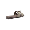 Hermes Calfskin Matte Alligator Giulia Sandals Woman H9-6 Khaki - 2
