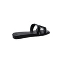 Hermes Calfskin Crystal Embellished Oran Sandals Woman H38-13 Black - 2