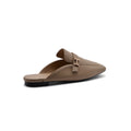 Hermès Groupie H Logo Mules Flats Slipper Woman H66-1 Beige - 2