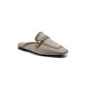 Hermès Groupie H Logo Mules Flats Slipper Woman H66-1 Off White&Beige - 1