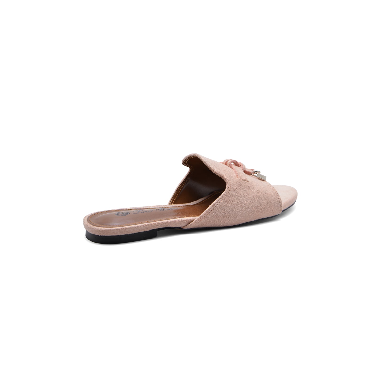 Loro Piana Summer Charms suede sandals Woman VR-9 Beige - 2