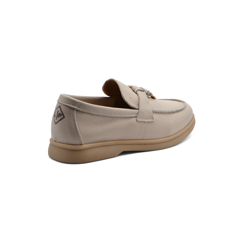 Loro Piana Suede Summer Charms Walk Loafers Woman VR-LA Beige - 2