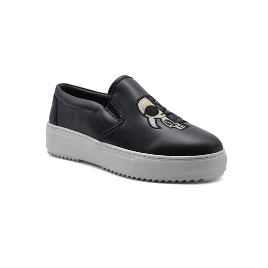 KUPSOLE Karl Leather slip-ons Ikonic Karl Lagerfeld 2546-1 Black