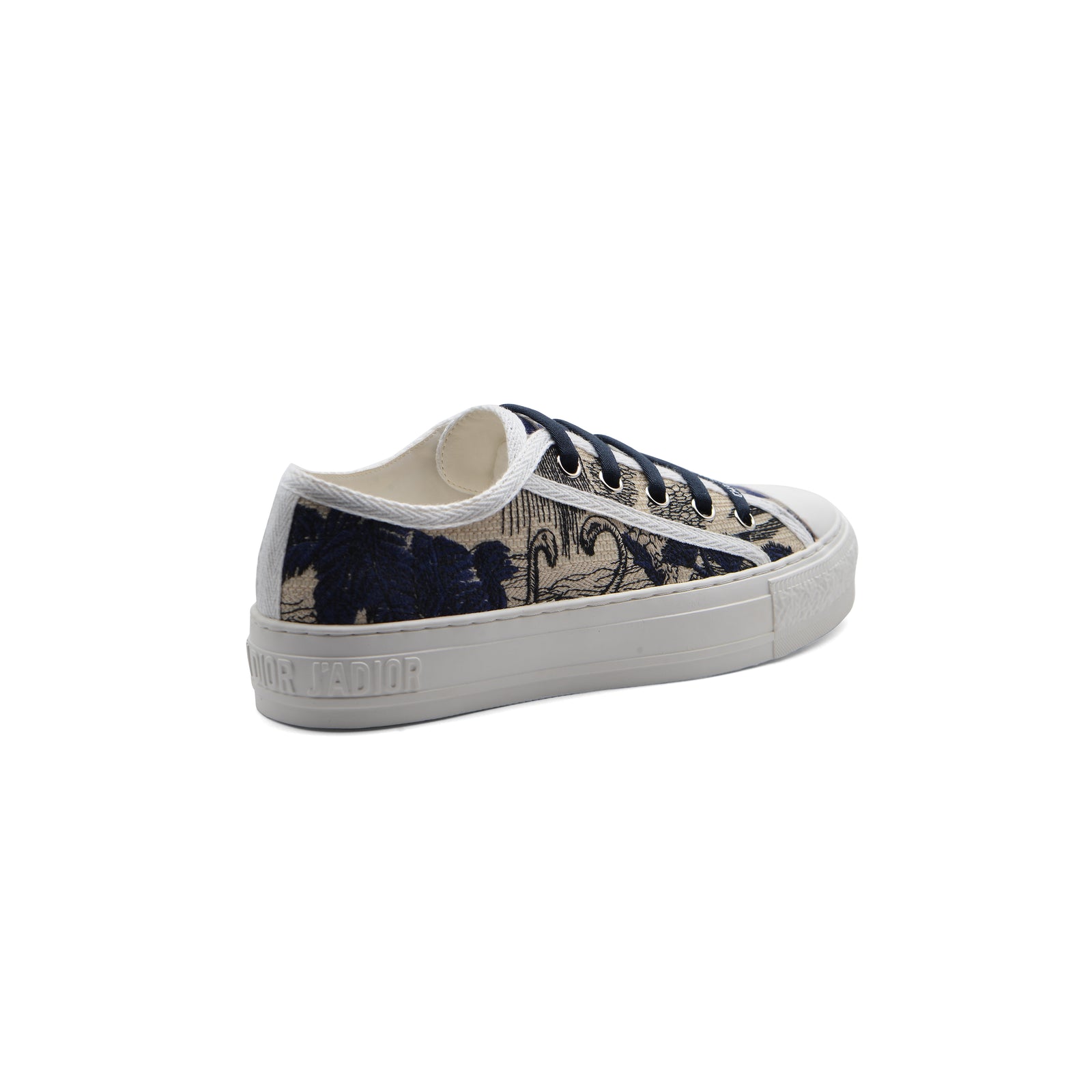 Dior Women Toile de Jouy Oblique Sneakers Woman 112-3 Navy - 2