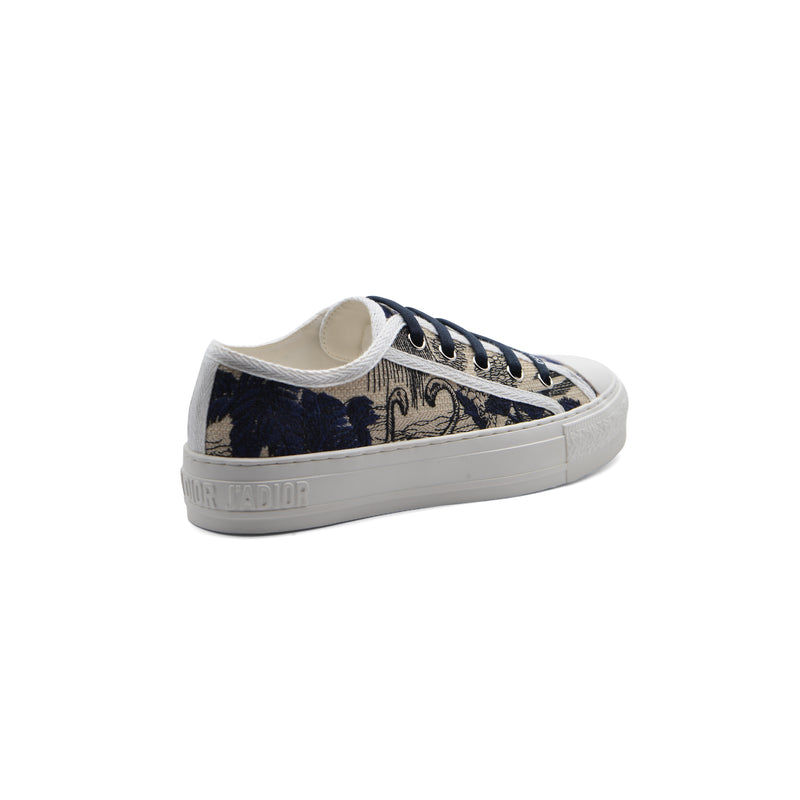 Dior Women Toile de Jouy Oblique Sneakers Woman 112-3 Navy - 2