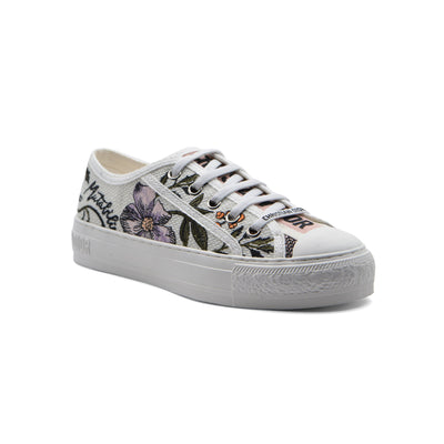 Dior Women Toile de Jouy Oblique Sneakers Woman 112-3 White