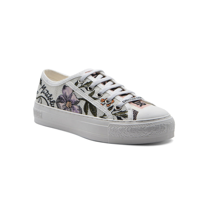 Dior Women Toile de Jouy Oblique Sneakers Woman 112-3 White - 1