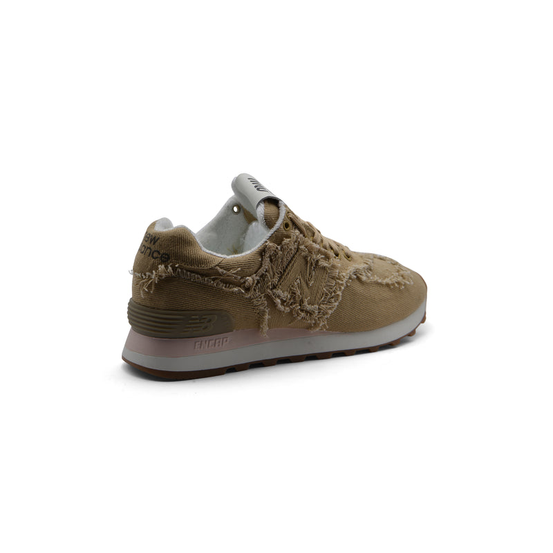 New Balance X Miu Miu 574 Denim Sneakers Woman 45A802 Beige - 2