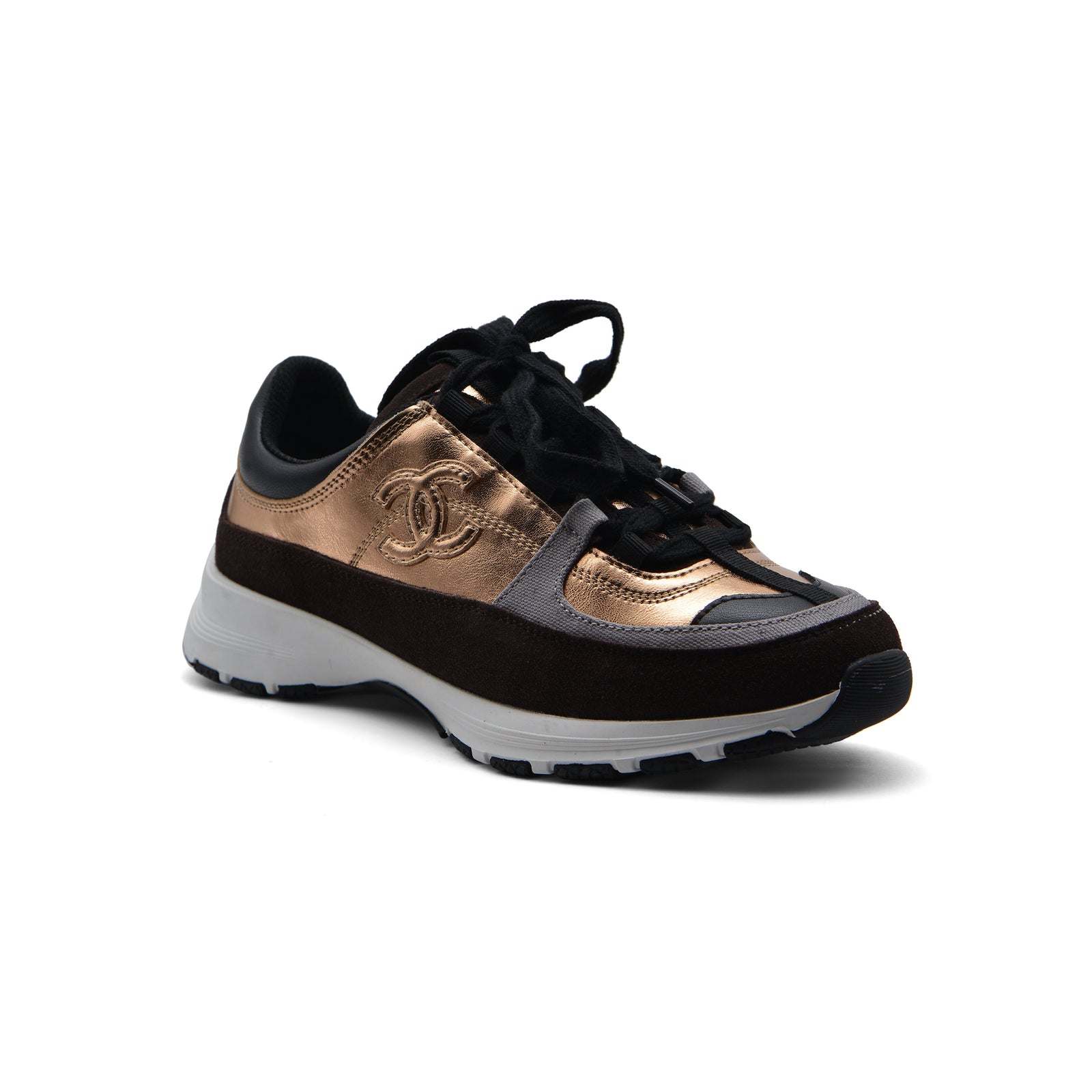 Chanel Platform Sneakers Woman 1261 Brown - 1