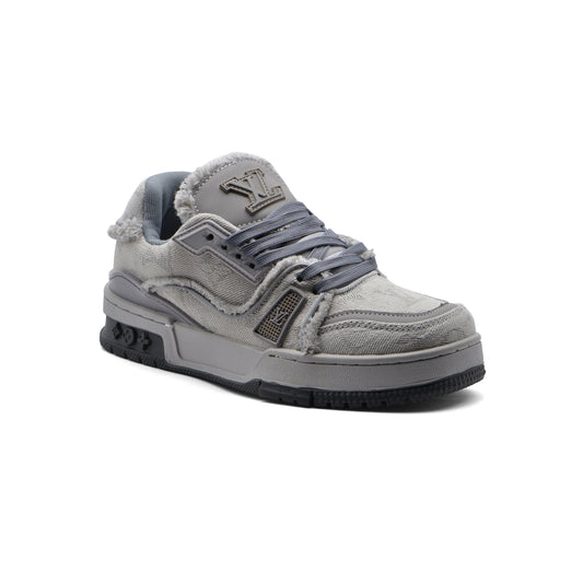 Louis Vuitton Trainer Sneakers Woman DS118 Gray