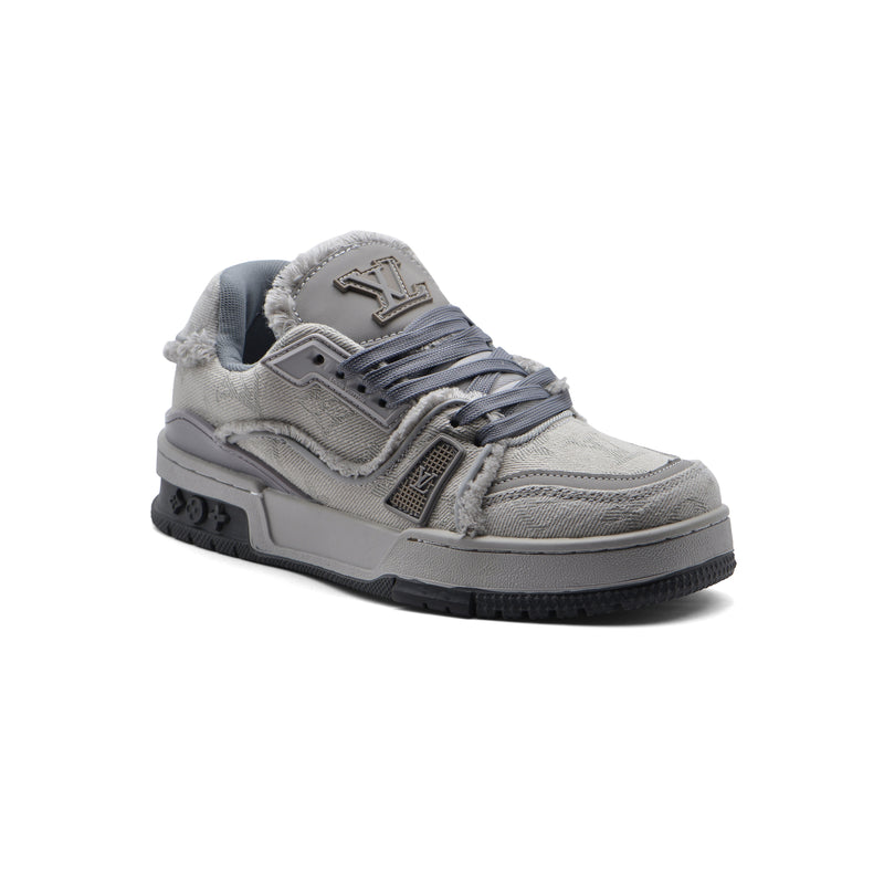 Louis Vuitton Trainer Sneakers Woman DS118 Gray - 1