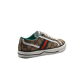 Gucci Cotton Wool Web Houndstooth Interlockin Sneakers Woman GG-1 Beige - 2
