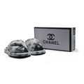 Chanel Puffy Flip Flops Puffy Leather Cross Slipper Woman 9803 White - 4