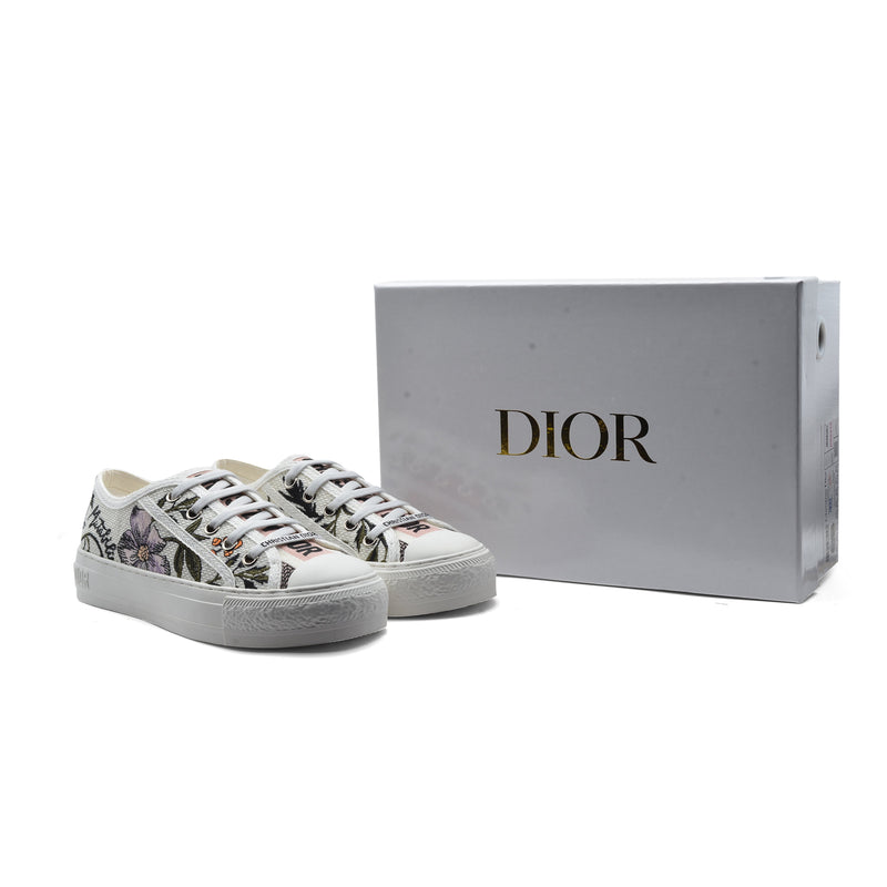 Dior Women Toile de Jouy Oblique Sneakers Woman 112-3 White - 4