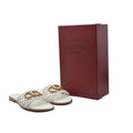 Valentino Garavani Vlogo Signature Slides Nero Flats 3115 White - 4