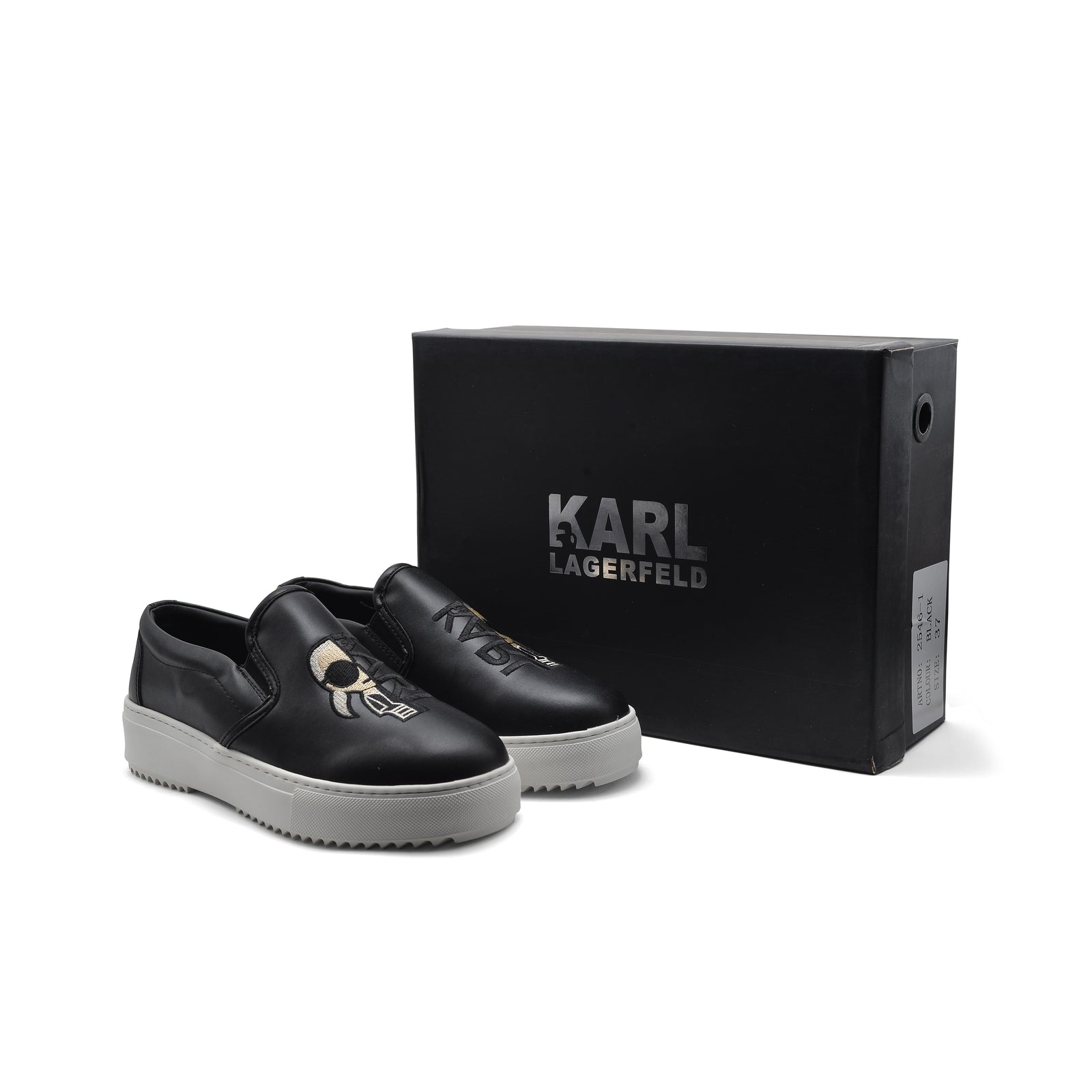 KUPSOLE Karl Leather slip-ons Ikonic Karl Lagerfeld 2546-1 Black - 4