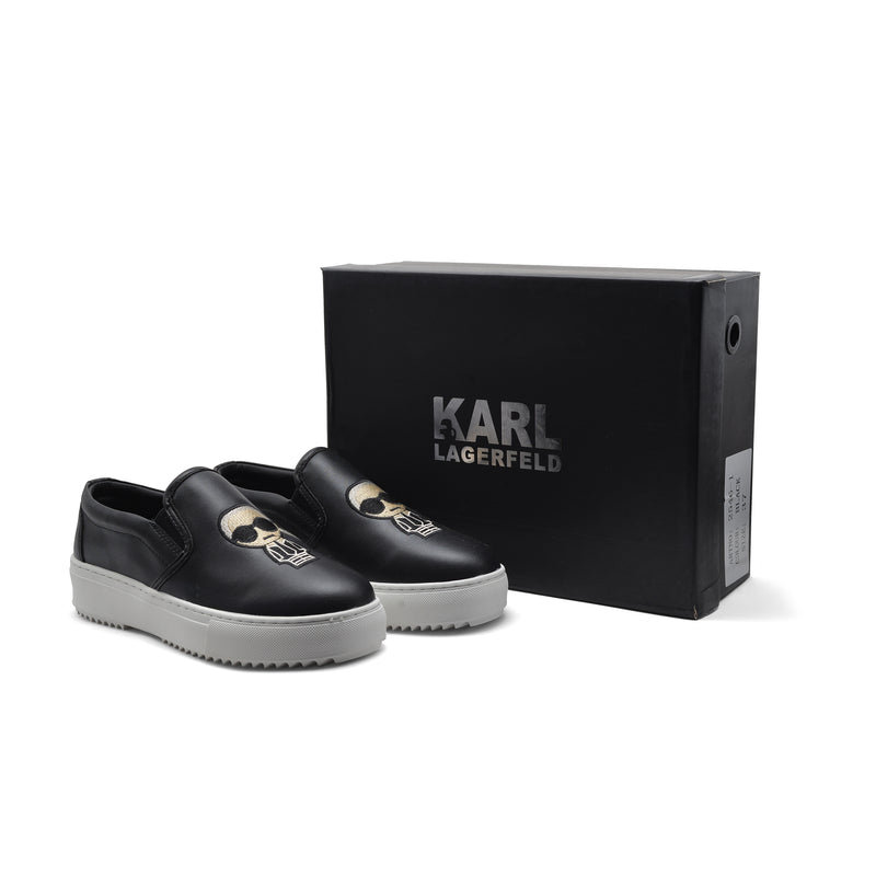 KUPSOLE Karl Leather slip-ons Ikonic Karl Lagerfeld 2546-3 Black - 4