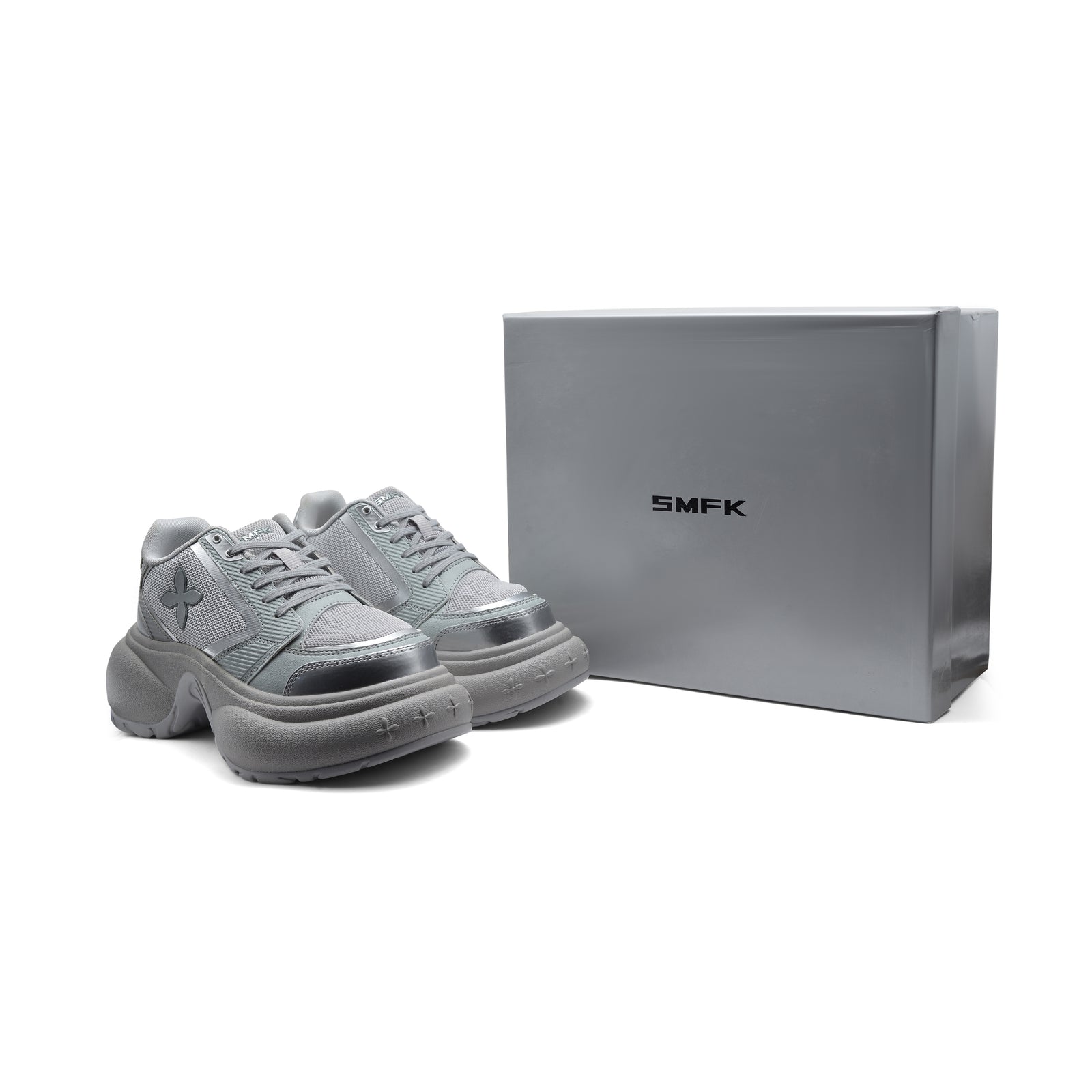 SMFK FUTURE RIPPLE THICK-SOLED Sneakers Woman 09912 Silver - 4